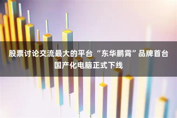 股票讨论交流最大的平台 “东华鹏霄”品牌首台国产化电脑正式下线